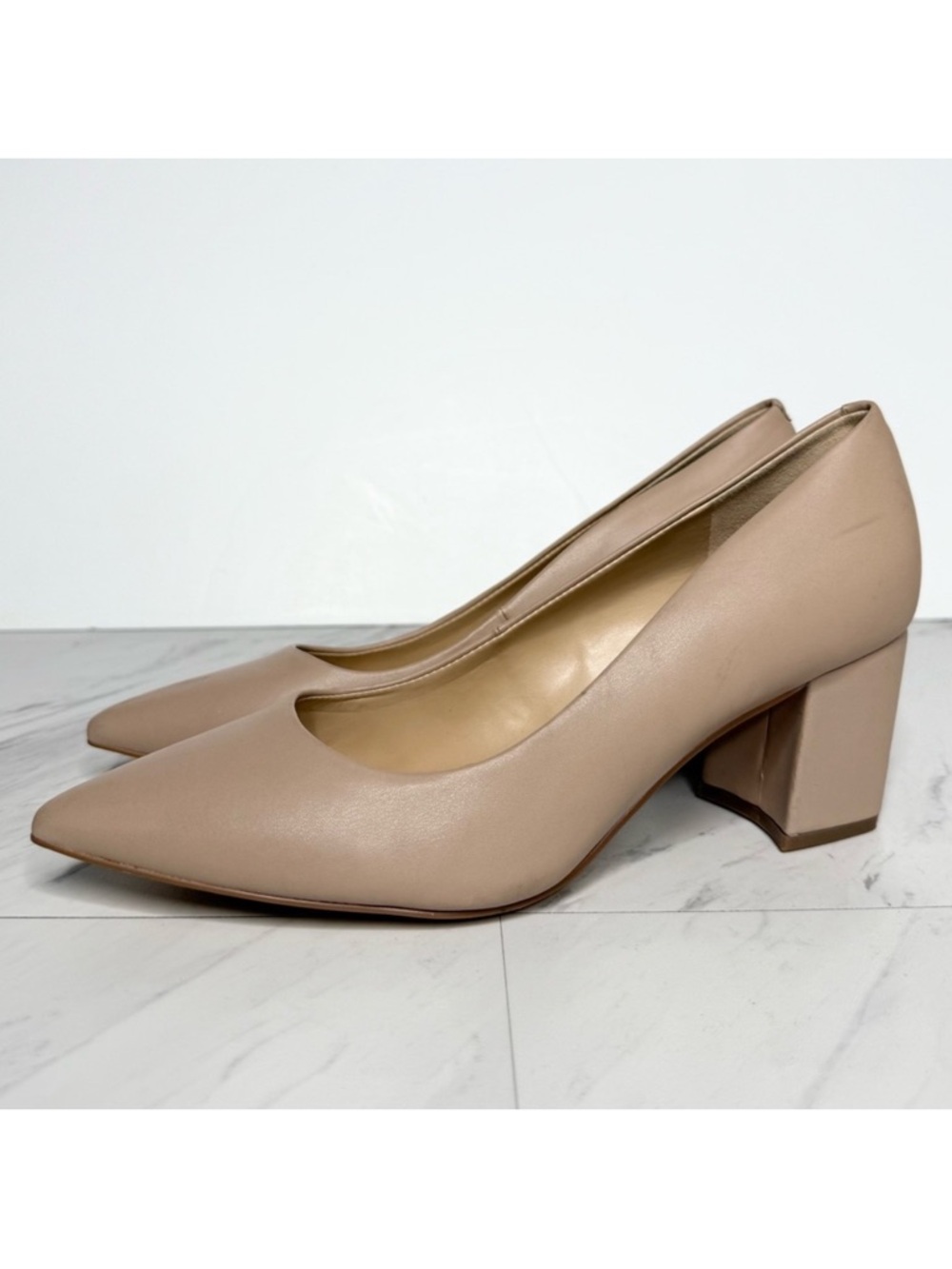 Marc Fisher Yuki Tan Pointy Toe Pump 8M